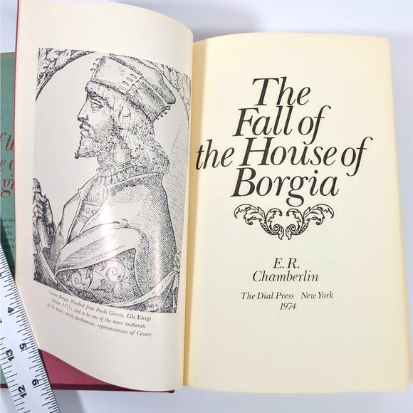 1st Edition The Fall of the House of Borgia by E. R. Chamberlin 1974 Illustrated - Picture 6 of 8